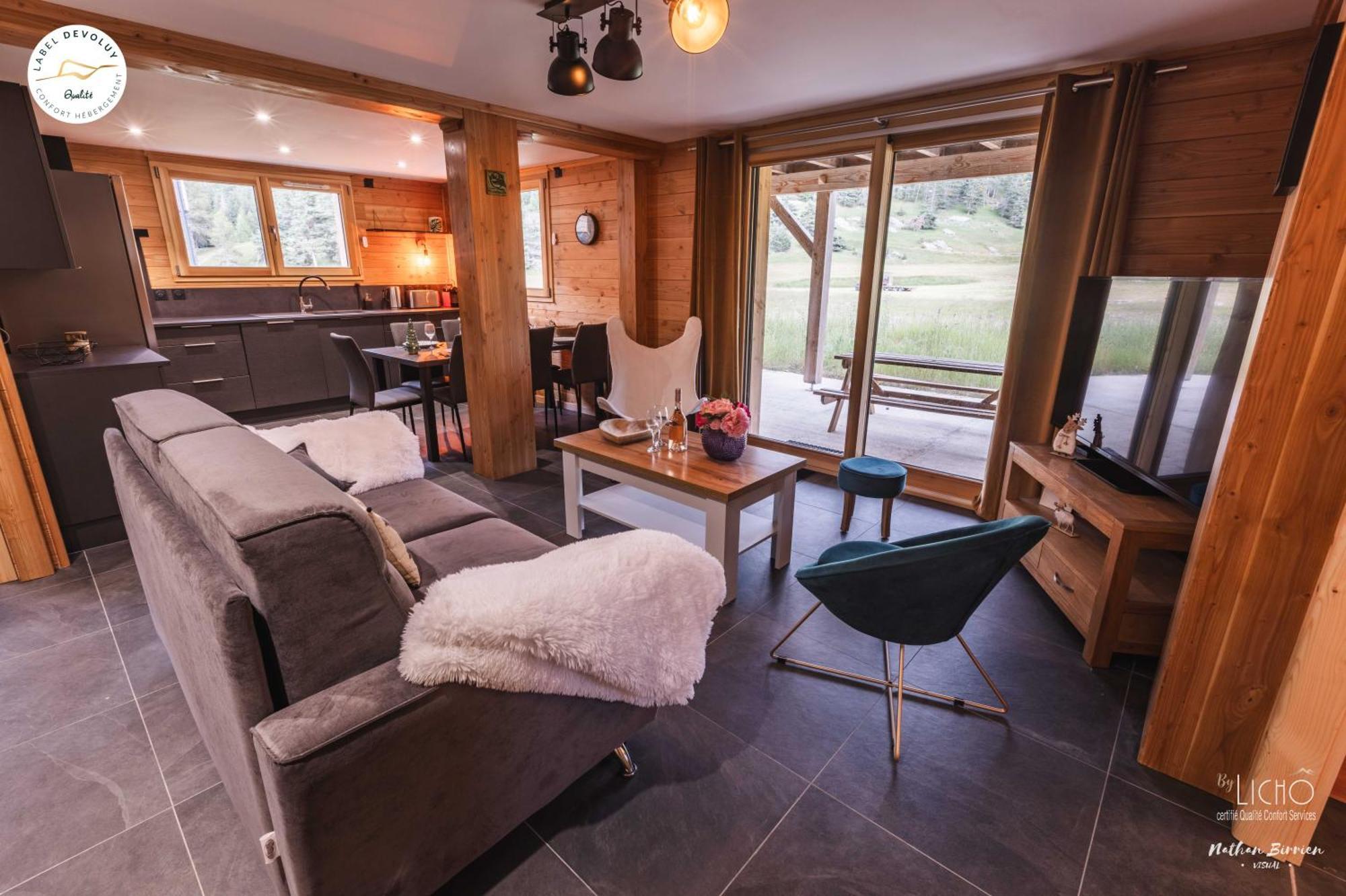 Appartement Lumineux Neuf Dans Bas De Chalet Le Douglas La Joue du Loup Zewnętrze zdjęcie